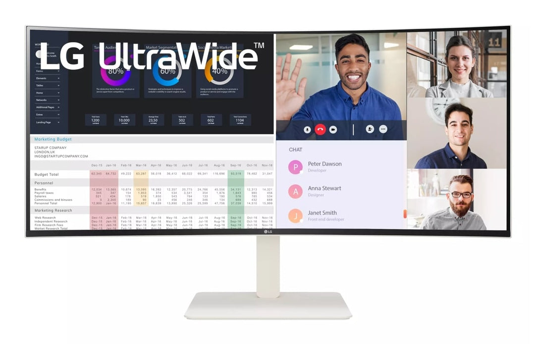 LG 38WR85QC-W computer monitor