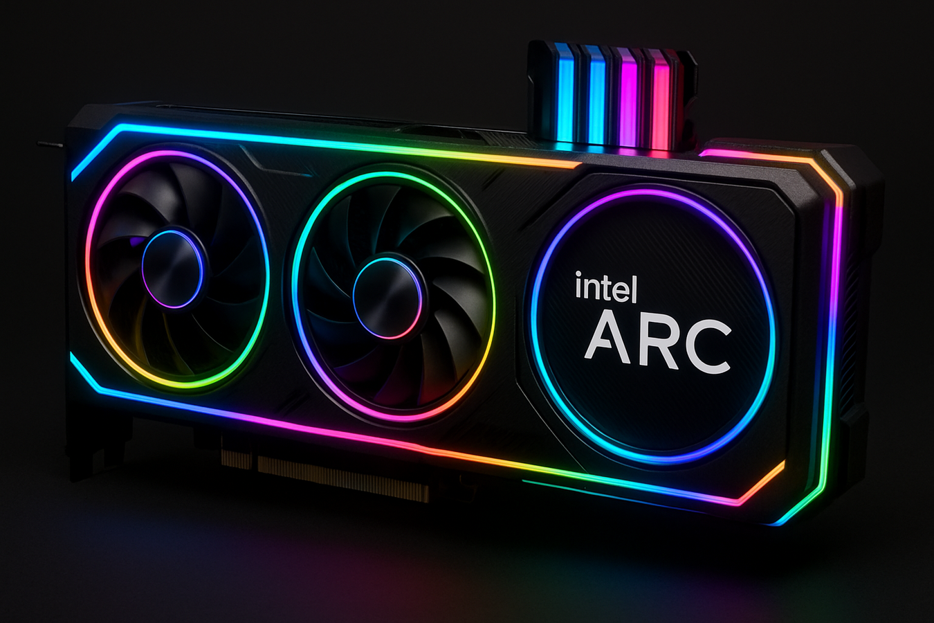 Intel Arc rgb graphics cards , sapphire , buy now from irelands pc components online store gameforce.ie