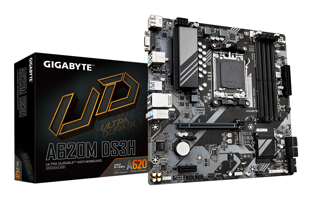 GIGABYTE A620M DS3H Motherboard Elevates Gaming Performance
