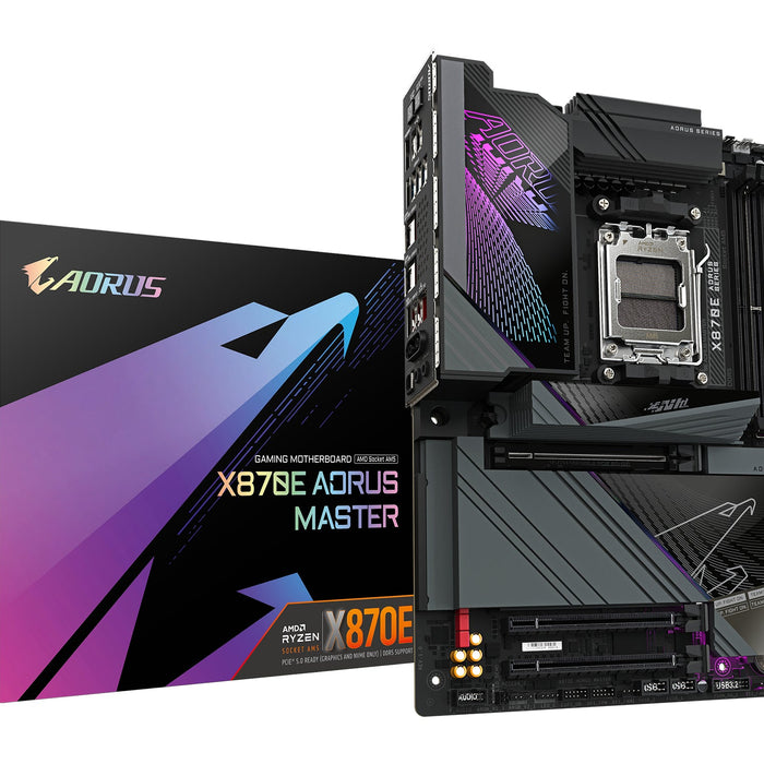 Unleash Gaming Power with GIGABYTE X870E AORUS MASTER