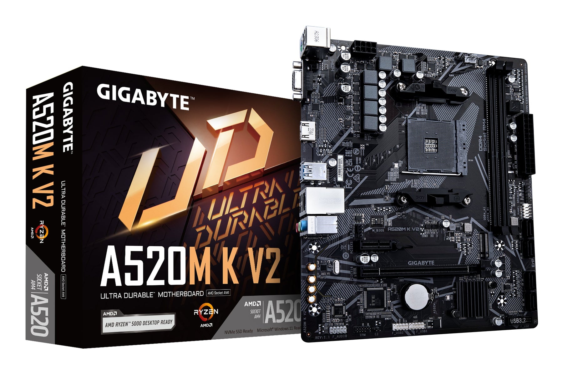 Unleash Custom Gaming Power with GIGABYTE A520M K V2