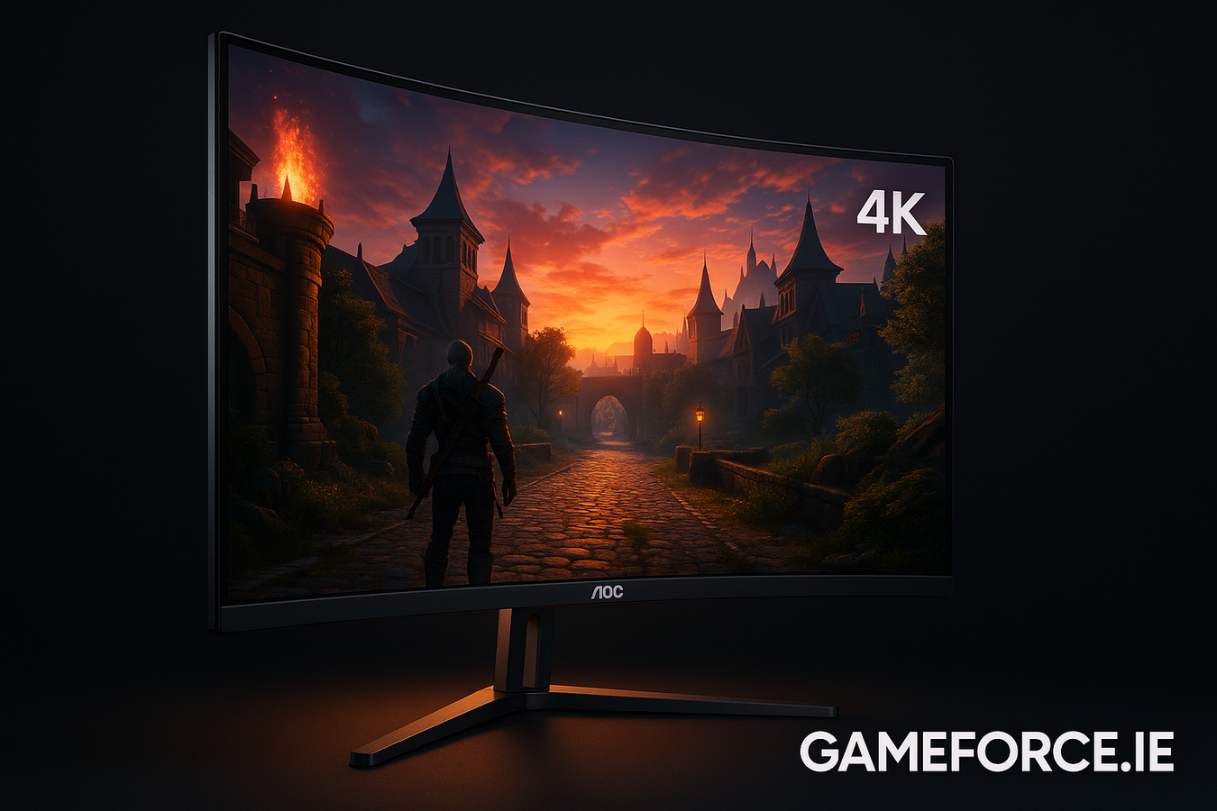 AOC PC Monitors for Gaming and Business with Official Manufacturers Warranty - buy from Ireland Gameforce.ie