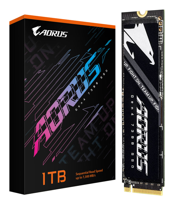 GIGABYTE AORUS Gen4 7300 1 TB M.2 PCI Express 4.0 NVMe 3D TLC NAND