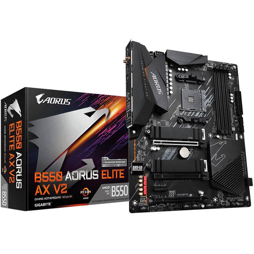 GIGABYTE B550 AORUS ELITE AX V2 Motherboard - AMD Ryzen 5000 CPUs