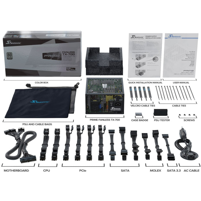Seasonic PRIME Fanless TX power supply unit
