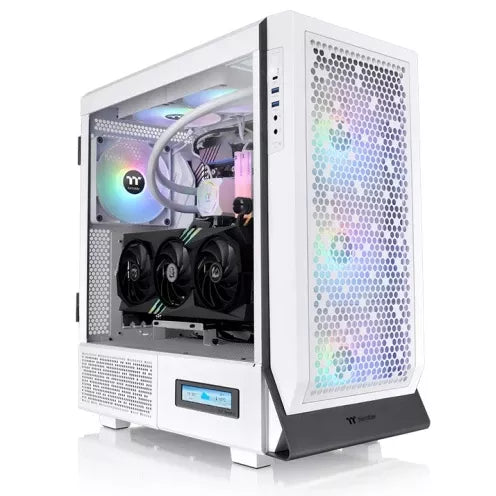 Midi Thermaltake Ceres 500 TG ARGB Branco Neve