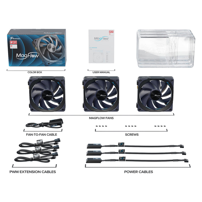 Seasonic MagFlow 3-Fan Kit
