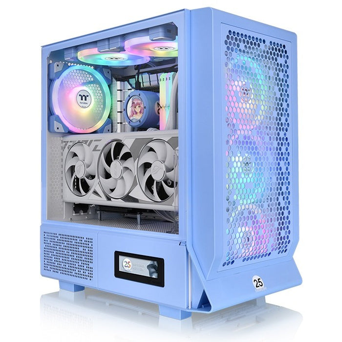Ventilador Midi Thermaltake Ceres 330 TG ARGB Azul Hortensia