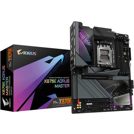 GIGABYTE X870E AORUS MASTER Motherboard - Supports AMD Ryzen 9000 CPUs