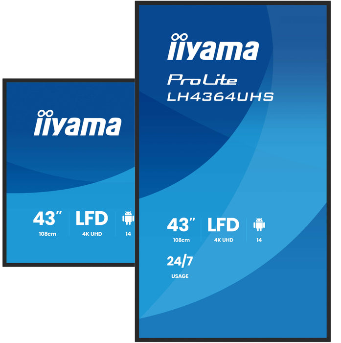 iiyama LH4364UHS-B1AG Signage Display