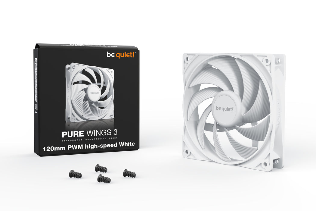 be quiet! Pure Wings 3 120mm PWM high-speed White Computer case Fan 12 cm 1 pc(s)