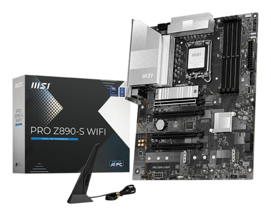 MSI PRO Z890-S WIFI motherboard Intel Z890 LGA 1851 (Socket V1) ATX