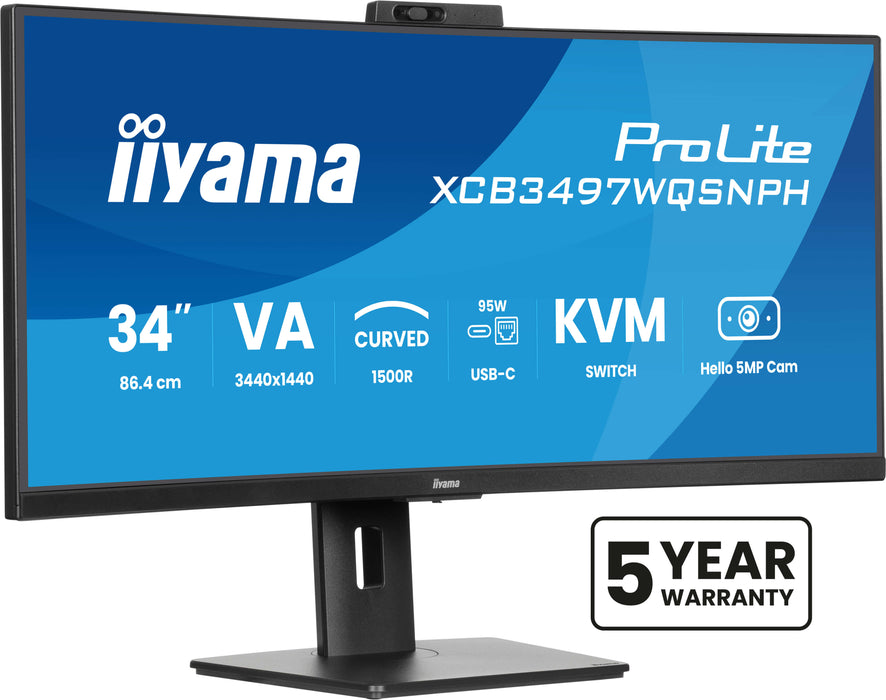 Monitor de computador iiyama ProLite XCB3497WQSNPH-B1