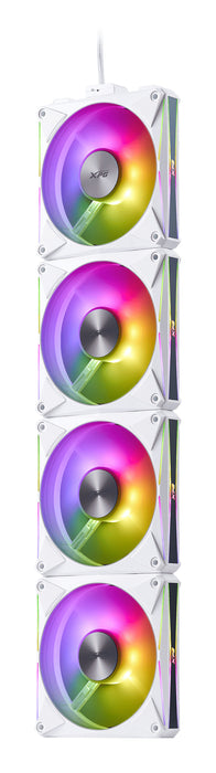 XPG HURRICANE MAG 120 ARGB PWM magnetic fan - White