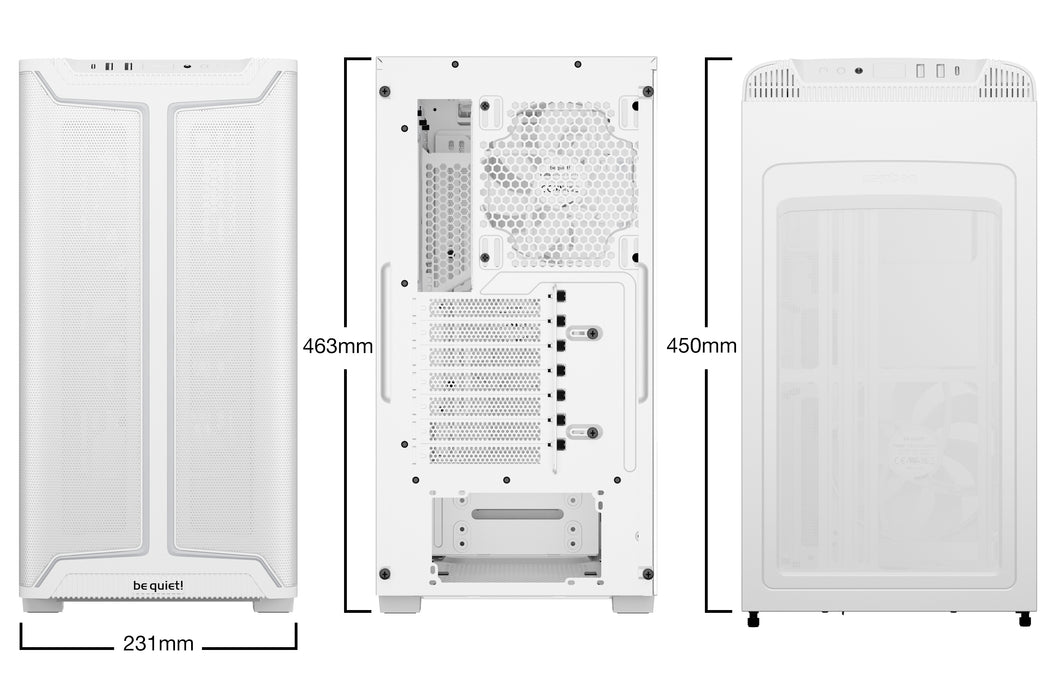 be quiet! Pure Base 501 DX White Midi Tower