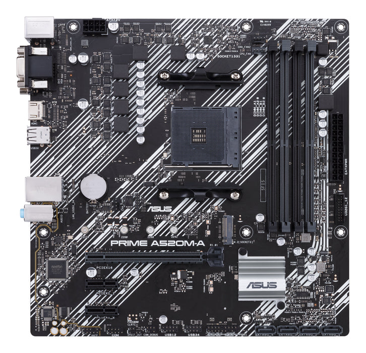 ASUS PRIME A520M-A II/CSM AMD A520 Socket AM4 micro ATX