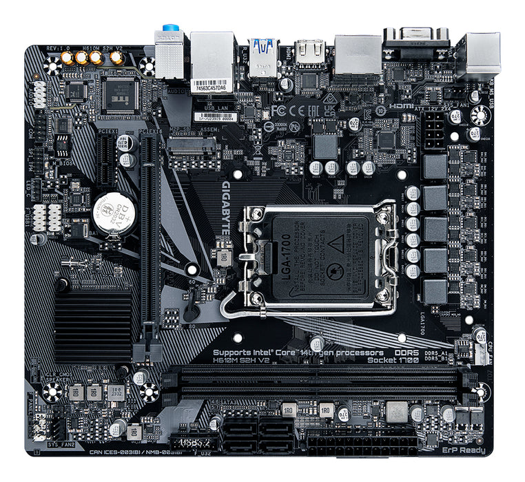 Placa mãe GIGABYTE H610M S2H V2