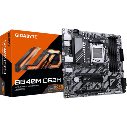 GIGABYTE B840M DS3H Motherboard - AMD Ryzen 9000 CPUs