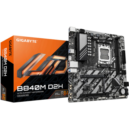 GIGABYTE B840M D2H Motherboard - AMD Ryzen 9000 CPUs