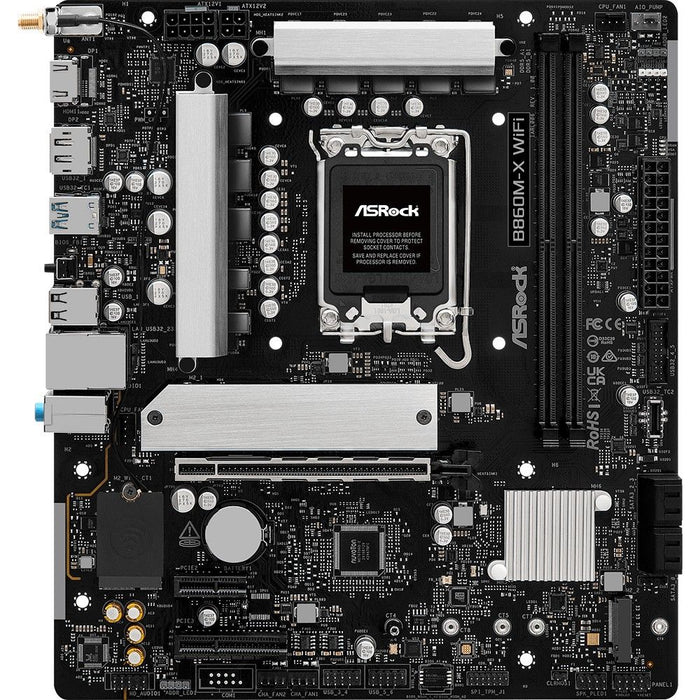 B860M-X WiFi 1851 mATX HDMI / DP DDR5