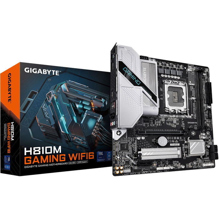 GIGABYTE H810M GAMING WIFI6 Motherboard - Intel Core Ultra (Series 2) CPUs