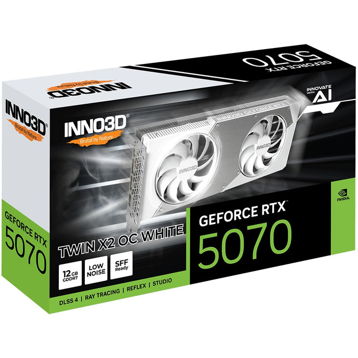 INNO3D GeForce RTX 5070 TWIN X2 OC WHITE