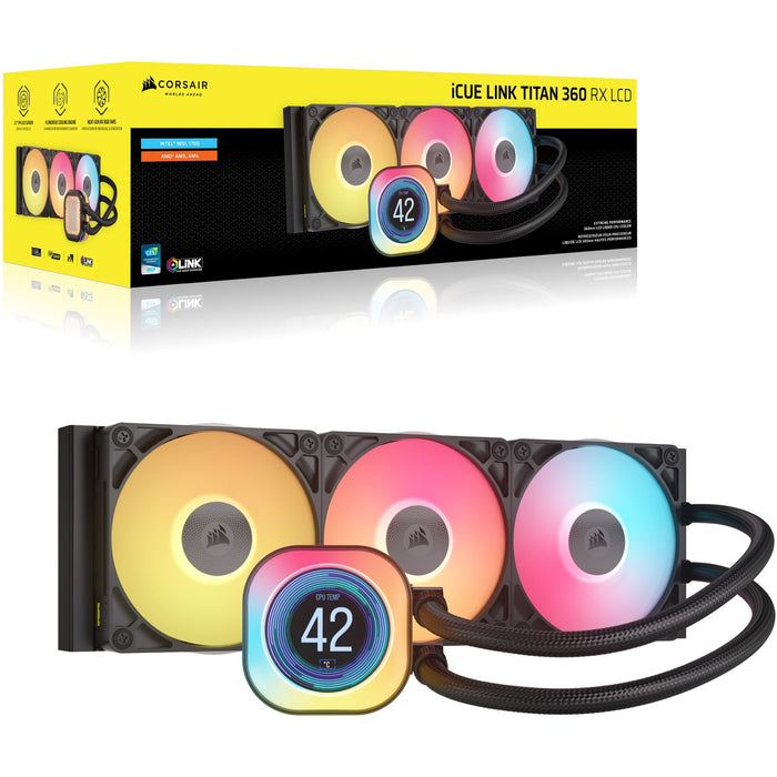 Pantalla LCD Corsair iCUE LINK TITAN 360 RX