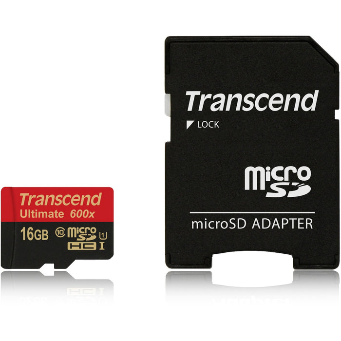 Transcend 16GB microSDHC Class 10 UHS-I (Ultimate)