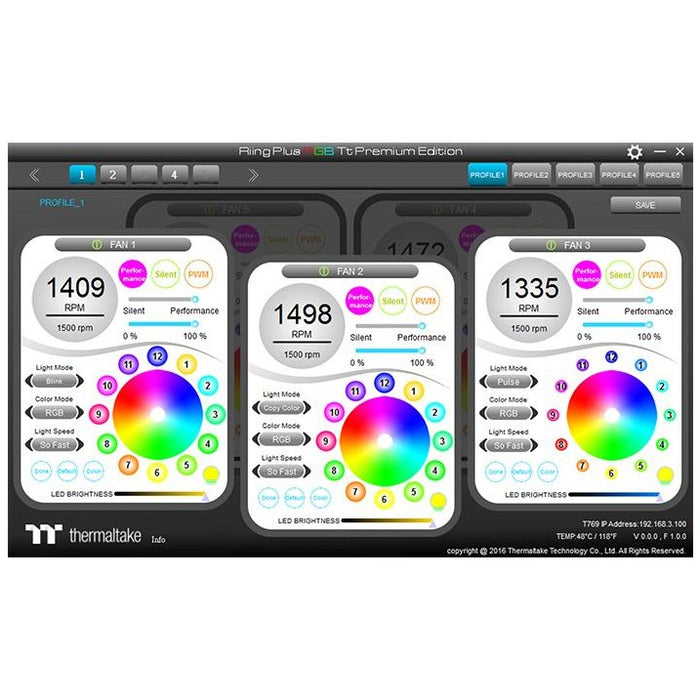 Thermaltake CL-F056-PL14SW-A computer cooling system