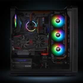 Sistema de refrigeração por computador Thermaltake CL-F080-PL14SW-A