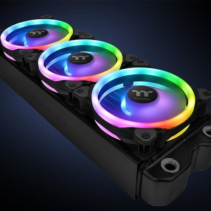 Ventilador radiador Thermaltake Riing Trio 12 LED RGB TT Premium Edition