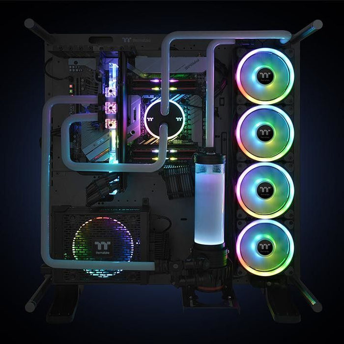 Ventilador radiador Thermaltake Riing Trio 12 LED RGB TT Premium Edition