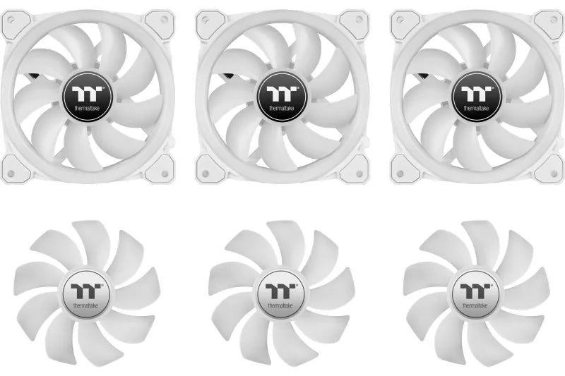 Ventilador radiador Thermaltake SWAFAN 12 RGB TT Premium Edition Branco