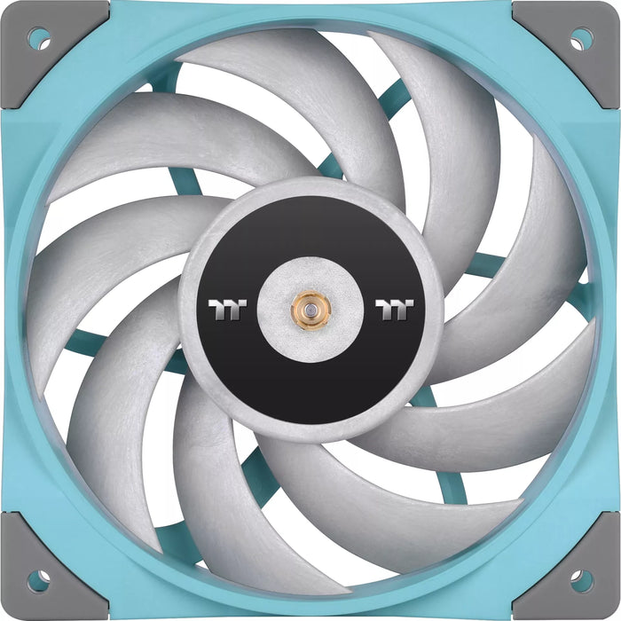Ventilador de radiador de alta pressão estática Thermaltake Toughfan 12 turquesa