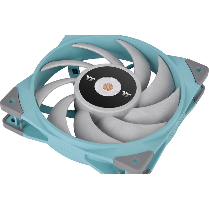 Ventilador de radiador de alta pressão estática Thermaltake Toughfan 12 turquesa
