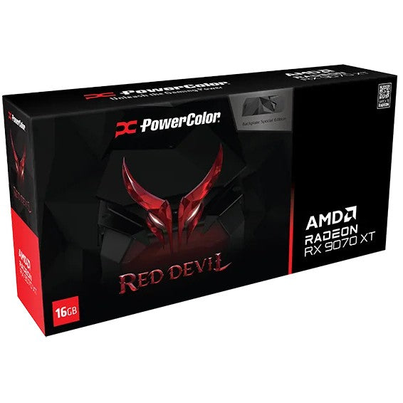 PowerColor Red Devil Radeon RX 9070 XT Backplate Special Edition