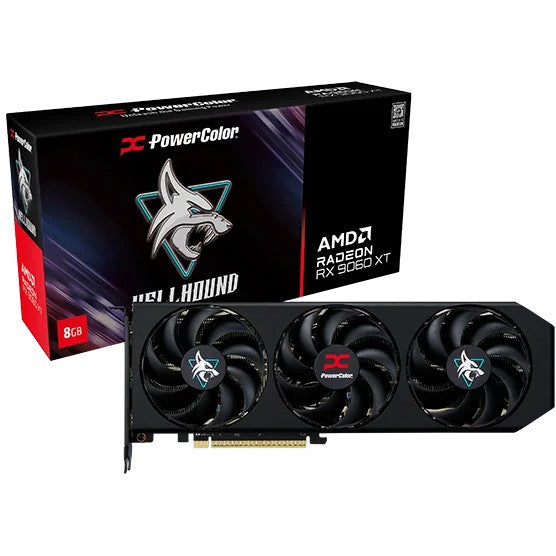 PowerColor Hellhound AMD Radeon RX 9060 XT 8GB GDDR6