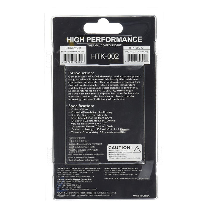 Cooler Master HTK-002 heat sink compound