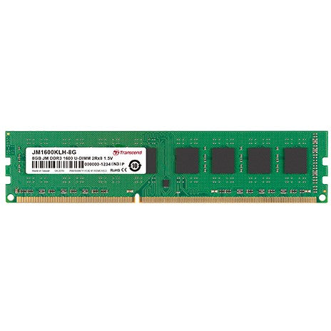 Transcend JetRam DDR3-1600 U-DIMM 2GB