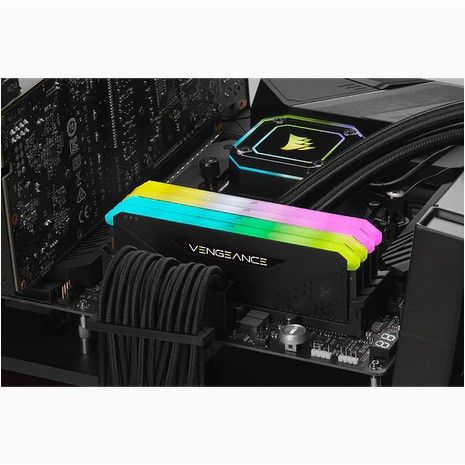 Módulo de memória Corsair Vengeance RGB CMG16GX4M1E3200C16
