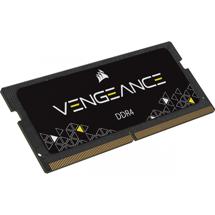Kit dual Corsair SO-DIMM 2666 de 16 GB (2 x 8 GB) (negro. CMSX16GX4M2A2666C18. Vengeance)