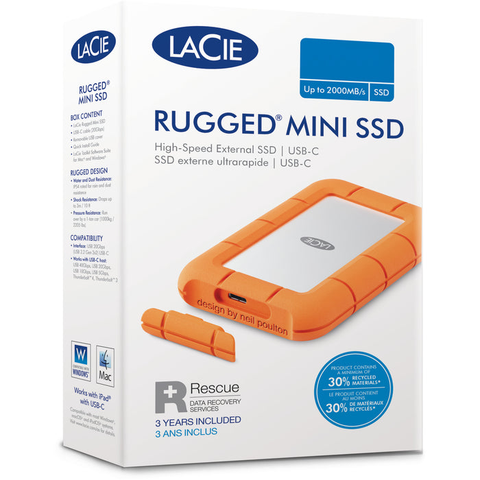 LaCie Rugged Mini external hard drive