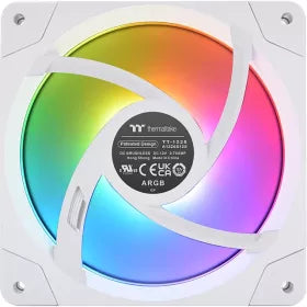 Ventoinha de refrigeração Thermaltake SWAFAN EX14 ARGB para PC de 140 mm, branca, TT Premium Edition, pacote de 3 ventoinhas