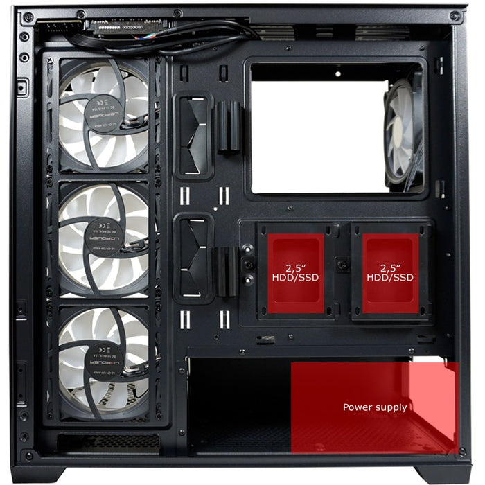 Carcasa para ordenador LC-Power LC-715B-ON