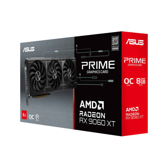 ASUS Prime -RX9060XT-O8G AMD Radeon RX 9060 XT 8 GB GDDR6