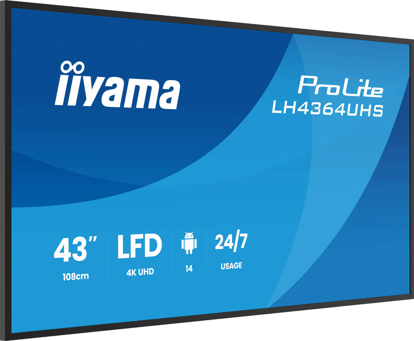iiyama LH4364UHS-B1AG Signage Display