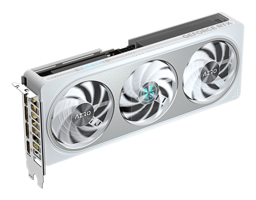 GIGABYTE GeForce RTX 5060 Ti AERO OC 8G Graphics Card - 8GB GDDR7, 128bit, PCI-E 5.0, 2647MHz Core Clock, 3 x DisplayPort, 1 x HDMI, GV-N506TAERO OC-8GD
