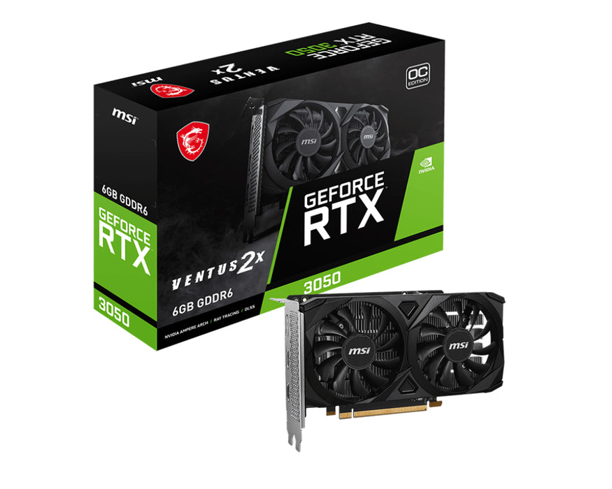 MSI VENTUS GeForce RTX 3050 2X E 6G OC