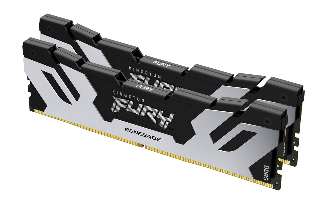 Kingston Technology FURY 32 GB 7200 MT/s DDR5 CL38 DIMM (Kit de 2) Renegade Silver XMP