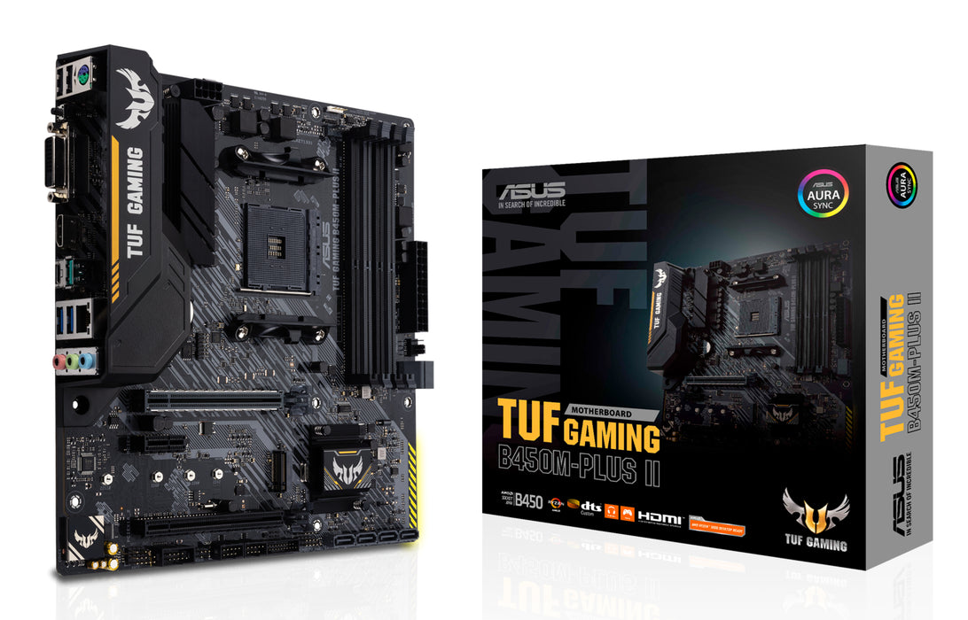 ASUS TUF Gaming B450M-Plus II AMD B450 Socket AM4 micro ATX